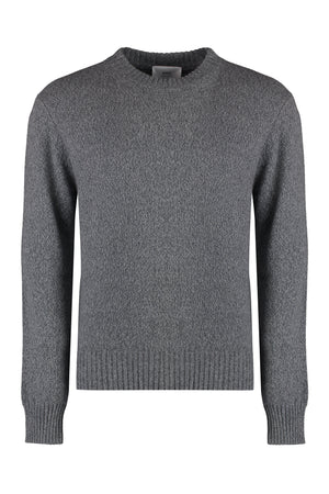 Crew-neck cashmere sweater-0